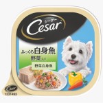 Cesar西莎 鋁罐狗罐頭 日系野菜白身魚 100g (10230221) 狗罐頭 狗濕糧 Cesar 西莎 寵物用品速遞