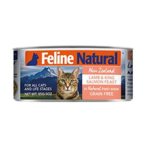 Feline-Natural-主食貓罐頭-羊肉及三文魚配方-Lamb-and-King-Salmon-Feast-85g-F9-C-LS85-Feline-Natural-寵物用品速遞