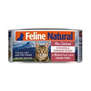 Feline-Natural-主食貓罐頭-雞肉及鹿肉配方-Chicken-and-Venison-Feast-85g-F9-C-CV85-Feline-Natural-寵物用品速遞