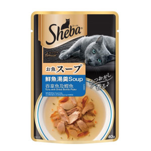 Sheba-極尚湯羹-吞拿魚及鰹魚-40g-10175615-Sheba-寵物用品速遞