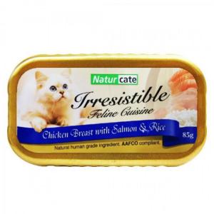 Naturcate-貓罐頭-嫩雞胸-三文魚-飯-85g-Naturcate-寵物用品速遞
