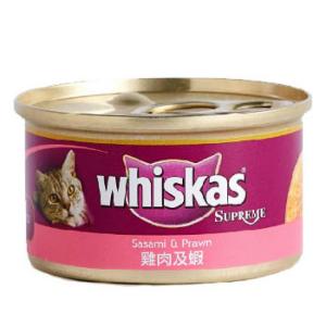 whiskas偉嘉-極品貓罐頭-雞肉及蝦-85g-HK04111-Whiskas-偉嘉-寵物用品速遞