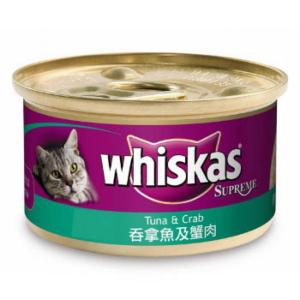whiskas偉嘉-極品貓罐頭-吞拿魚及蟹肉-85g-CP04305-Whiskas-偉嘉-寵物用品速遞