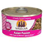 WeRuVa 主食貓罐頭 野生吞拿魚及日式白飯魚 Asian Fusion 85g (桃紅) (001062) 貓罐頭 貓濕糧 WeRuVa 寵物用品速遞