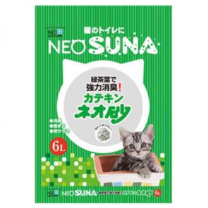 NEO-SUNA-紙貓砂-日本NEO-SUNA綠茶葉紙砂-6L-綠色-紙貓砂-寵物用品速遞