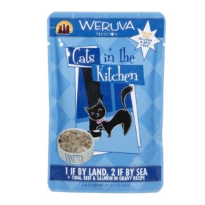 WeRuVa-主食濕糧系列-野生吞拿魚牛肉及三文魚-85g-藍色-001058-WeRuVa-寵物用品速遞