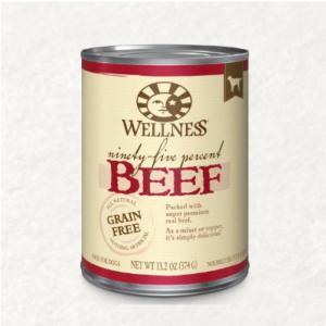 WELLNESS-95-無榖物牛肉配方狗罐頭-13_2oz-WELLNESS-寵物用品速遞
