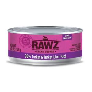 RAWZ-全貓主食罐-火雞肉及火雞肝-96-Turkey-and-Turkey-Liver-155g-RAWZ-寵物用品速遞