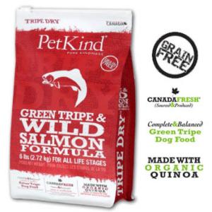 PetKind-無穀物狗糧-有機藜麥三文魚皮膚敏感配方-Green-Tripe-Wild-Salmon-6lb-PetKind-寵物用品速遞