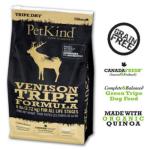 PetKind 無穀物狗糧 高齡犬 鹿+牛草胃 保健低脂配方 25lb (1-740) 狗糧 PetKind 寵物用品速遞