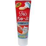 INABA-CIAO-日本CIAO乳酸菌營養膏-毛玉配慮金槍魚味-80g-粉藍-CS-154-貓咪去毛球-寵物用品速遞