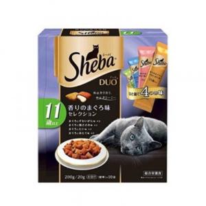 Sheba-日本Sheba-Duo-夾心餡餅貓咪乾糧-11歲或以上配方-200g-淡紫-SDU-31-Sheba-寵物用品速遞