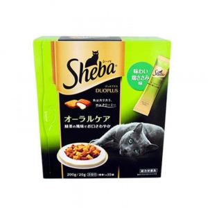 Sheba-日本Sheba-Duo-夾心餡餅貓咪乾糧-成貓口腔護理配方-200g-青色-SDUP-2-Sheba-寵物用品速遞