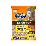 木貓砂 日本花王脫臭抗菌大粒木貓砂 2.5L (黃) 貓砂 木貓砂 寵物用品速遞