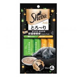 Sheba-鮮魚唧唧棒-雞肉拼雞肉白身魚-12g-4本入-Sheba-寵物用品速遞