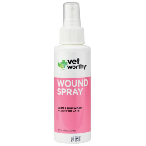 貓咪清潔美容用品-Vet-Worthy-修復傷口噴霧-Wound-Spray-4oz-41030-皮膚毛髮護理-寵物用品速遞