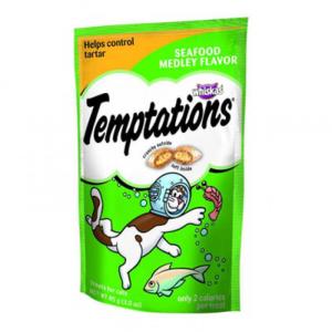 貓小食-Temptations-防牙石貓小食-精選海鮮-85g-綠-10162845-Temptations-寵物用品速遞
