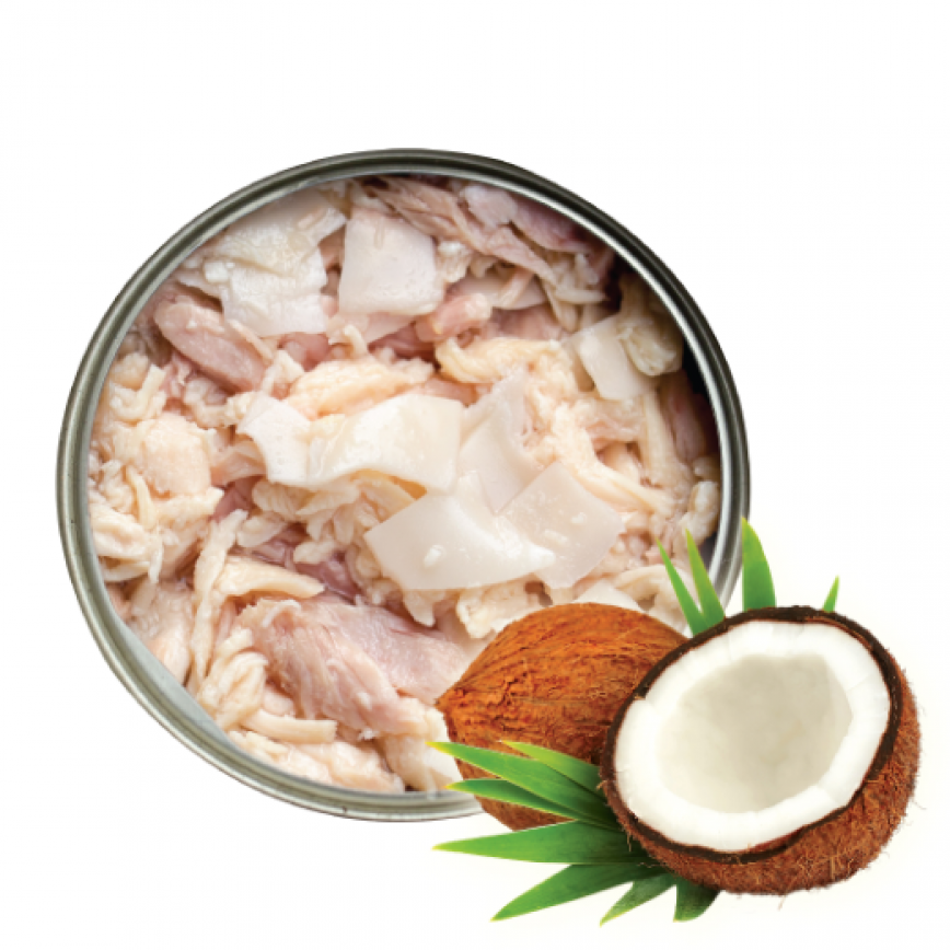 Nurture Pro Lysine 貓罐頭 肉絲椰子免疫增強主食罐 Coconut 80g (NPCC0001) (新舊包裝隨機) (圖片4)