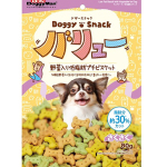 日本DoggyMan 狗零食 低脂健康蔬菜 彩色骨頭型小餅乾 80g (犬用) 狗小食 DoggyMan 寵物用品速遞