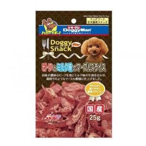 狗小食-日本DoggyMan-薄切牛奶及牛肉片-25g-犬用-DoggyMan-寵物用品速遞