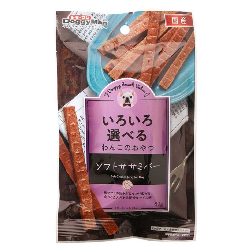 DoggyMan DoggyMan 日本狗零食 營養柔軟雞肉粗條 80g (犬用)