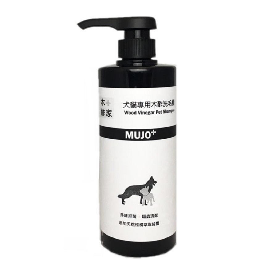 皮膚毛髮護理 MUJO+犬貓專用經典木酢洗毛精(1:5稀釋使用)