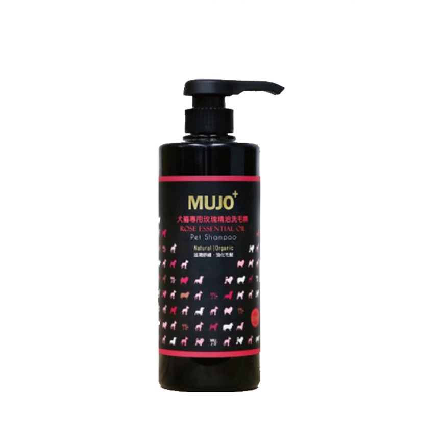 皮膚毛髮護理 MUJO+犬貓專用玫瑰精油洗毛精(1:5稀釋使用)