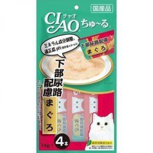 INABA-CIAO-日本CIAO肉泥餐包-下部尿路配慮-金槍魚肉醬-56g-綠-SC-105-CIAO-INABA-寵物用品速遞