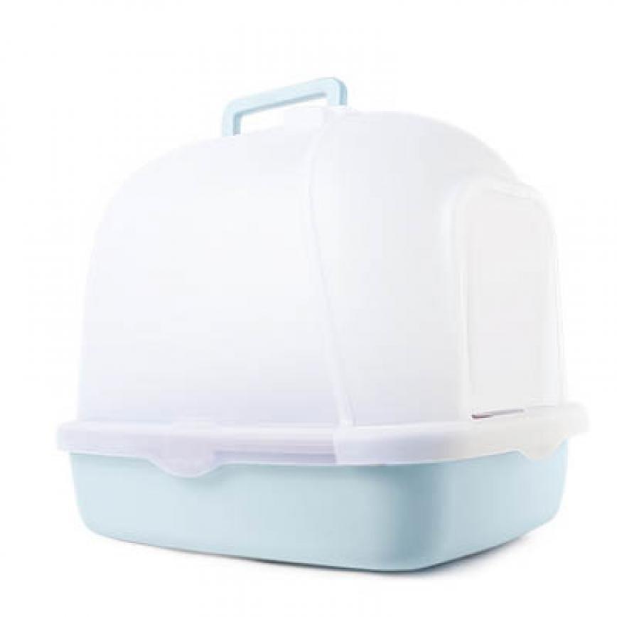 貓砂盆 全封閉式貓砂盆 豆腐貓砂 適用 (顏色隨機)