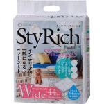 日本Clean one StyRich Wide 花香味寵物尿墊 狗尿墊 狗尿片 [44*60 L碼 44枚] (白粉紅) 狗狗 狗尿墊 寵物用品速遞