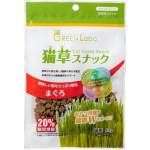 日本GREEN Labo 貓草20%增量 去毛球小食 金槍魚味 40g (紅) 貓咪保健用品 貓咪去毛球 寵物用品速遞
