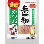 日本無一物 刨花魚片 低鹽鰹魚味 1g×12袋 (綠細) 貓零食 寵物零食 無一物 寵物用品速遞