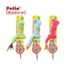 Petio-日本Petio-長條條蟲蟲逗貓棒-顏色隨機-貓咪玩具-寵物用品速遞