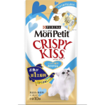 日本MonPetit Crispy Kiss 貓零食 貓脆餅 高級魚味 30g (藍) 貓零食 寵物零食 MonPetit 寵物用品速遞