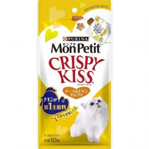 MonPetit-日本MonPetit-Crispy-Kiss-貓脆餅-芝士-雞肉味-30g-黃-MonPetit-寵物用品速遞