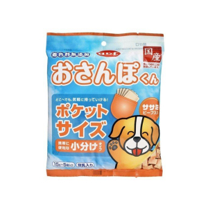 狗小食-日本d_b_f-狗狗滋味肉粒-雞肉及牛肉味-15g-5袋入-橙-d.b.f-寵物用品速遞