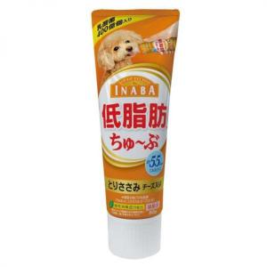 狗小食-日本INABA狗狗營養膏-低脂肪芝士雞肉味-80g-橙-CIAO-INABA-寵物用品速遞