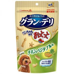 unicharm消臭大師-日本unicharm-狗狗魚仔餅-雞肉及蔬菜味-50g-綠-其他-寵物用品速遞