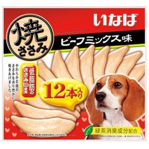 INABA-CIAO-日本CIAO烤雞胸肉-狗狗配方-牛肉味-12本入-紅-CIAO-INABA-寵物用品速遞