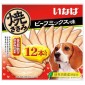 INABA-CIAO-日本CIAO烤雞胸肉-狗狗配方-牛肉味-12本入-紅-CIAO-INABA