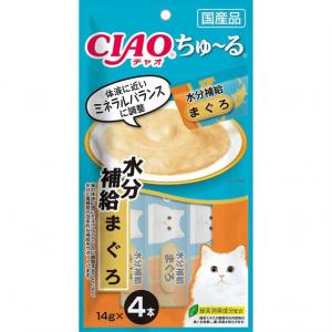 INABA-CIAO-日本CIAO肉泥餐包-水分補給-金槍魚肉醬-56g-SC-179-藍橙-CIAO-INABA-寵物用品速遞