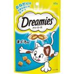 日本Dreamies 護齒夾心酥 金槍魚 60g (淺藍) 貓零食 寵物零食 Dreamies 寵物用品速遞