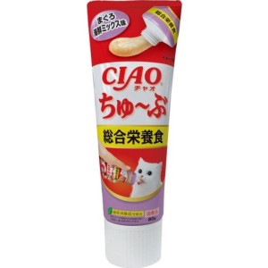INABA-CIAO-日本CIAO乳酸菌營養膏-綜合營養Mix金槍魚海鮮味-80g-淺紫-CS-157-營養膏-保充劑-寵物用品速遞