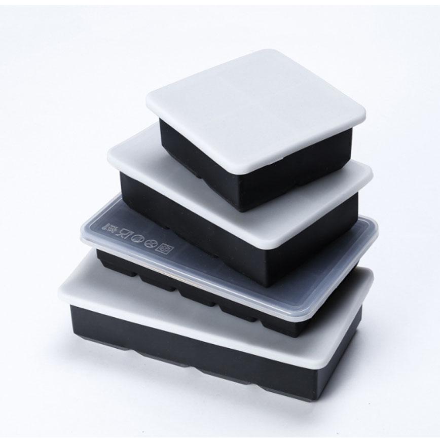 超大粒正方形矽膠冰模 八格 有蓋/無蓋 (款式隨機) (圖片3)