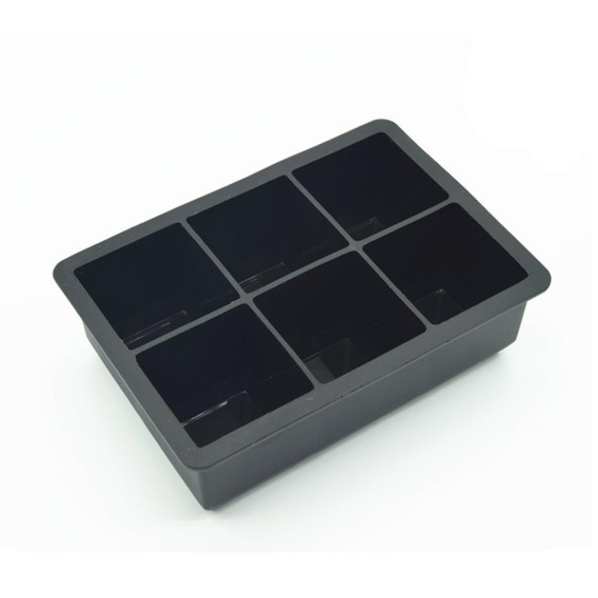 超大粒正方形矽膠冰模 六格 有蓋/無蓋 (款式隨機) (圖片4)