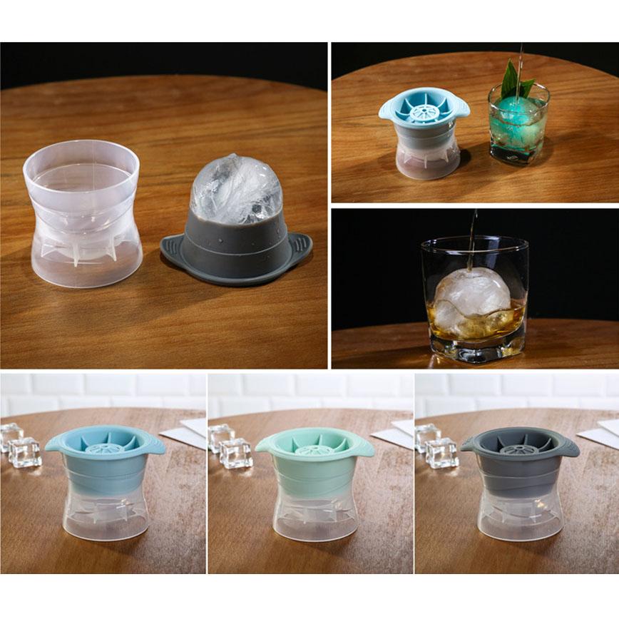 DIY 圓形矽膠冰球模 (顏色隨機) (圖片4)