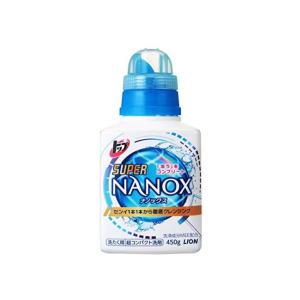 貓奴生活雜貨-日本獅王LION-Super-Nanox-納米樂超濃縮洗衣液-450g-洗衣用品-寵物用品速遞