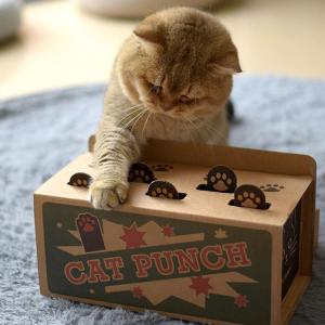 貓咪玩具-貓咪必玩-瓦楞紙打地鼠玩具-貓貓-寵物用品速遞