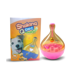 狗狗玩具-KUDI-趣味不倒翁寵物漏食器-犬用大碼-顏色隨機-狗狗-寵物用品速遞