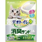 球砂 Unicharm 日本消臭大師消臭抗菌矽膠貓砂球砂 4L 貓砂 球砂 寵物用品速遞